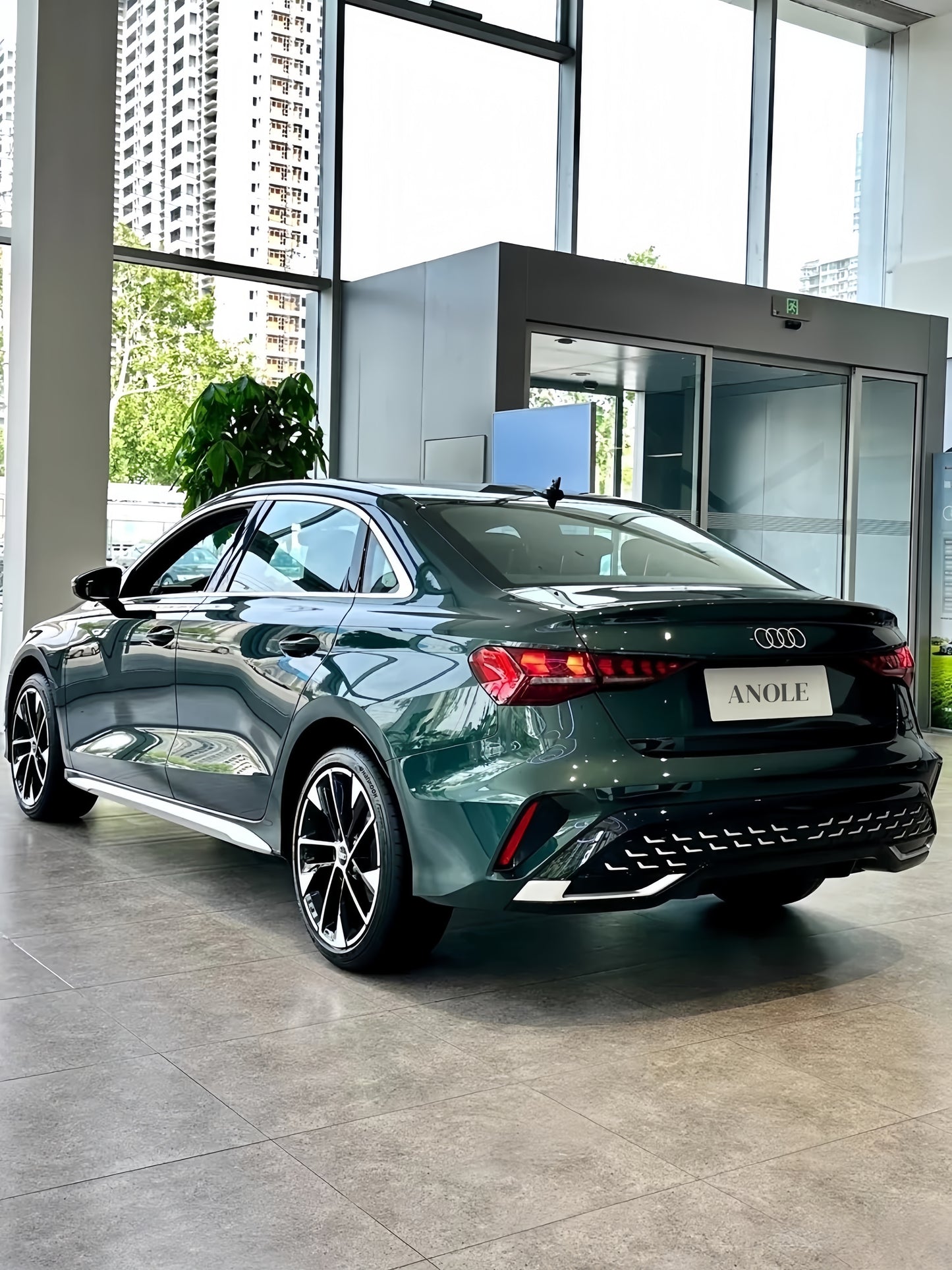 Anole Glossy Metallic Gotland Green Car Vinyl Wrap