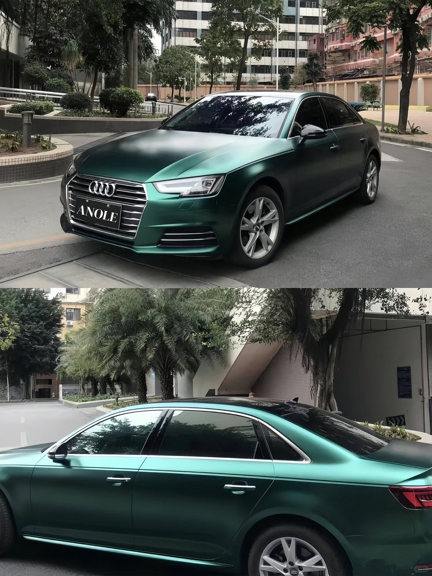 Anole Satin Chrome Paolo Veronese Green Vinyl Car Wrap