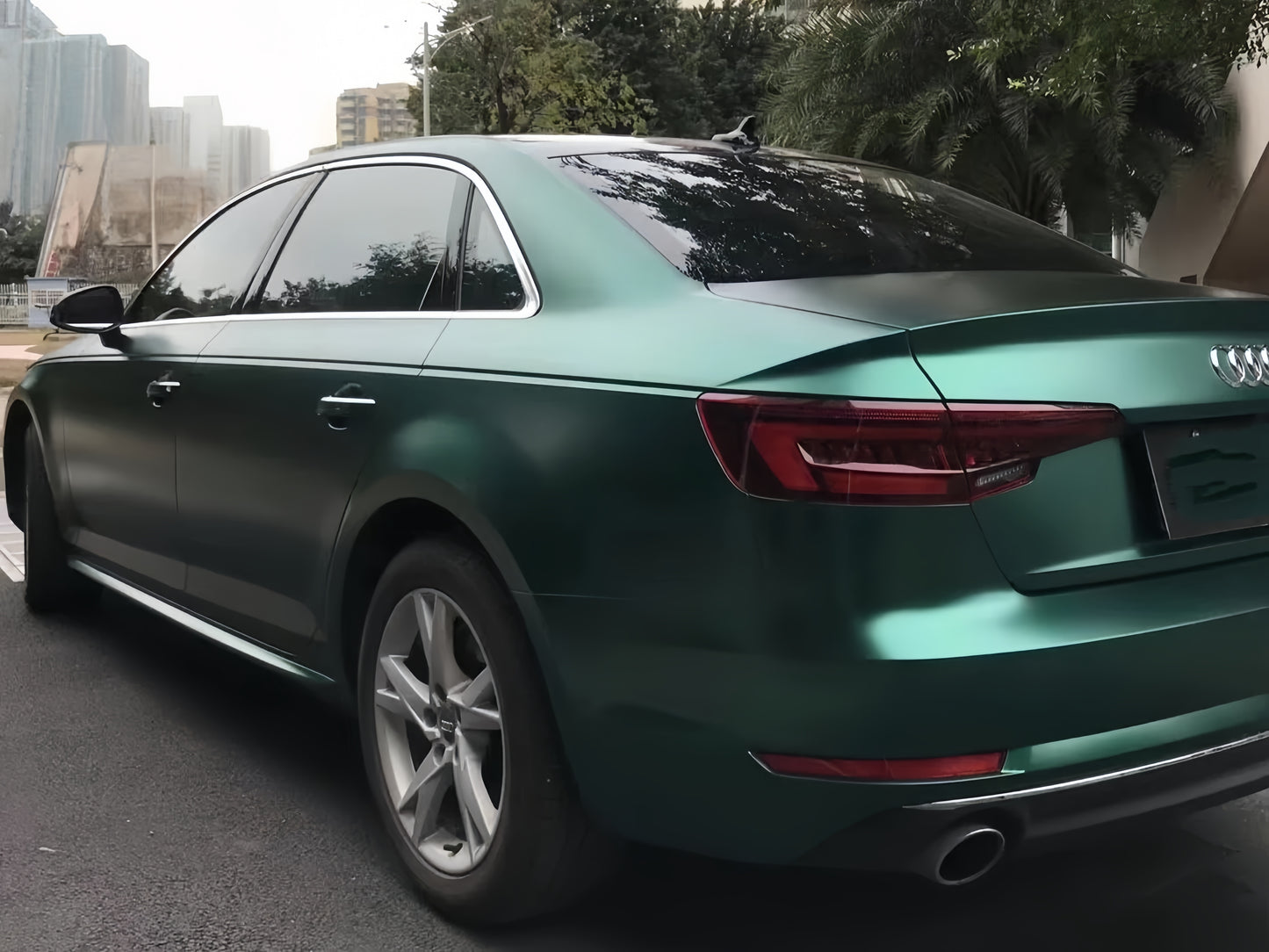 Anole Satin Chrome Paolo Veronese Green Vinyl Car Wrap