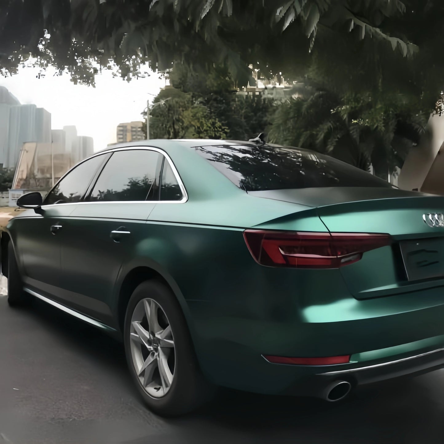 Anole Satin Chrome Paolo Veronese Green Vinyl Car Wrap