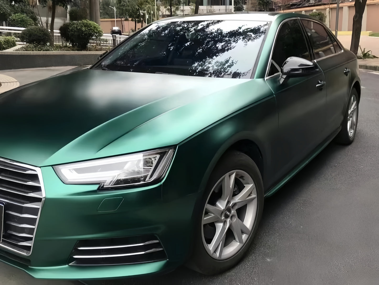 Anole Satin Chrome Paolo Veronese Green Vinyl Car Wrap