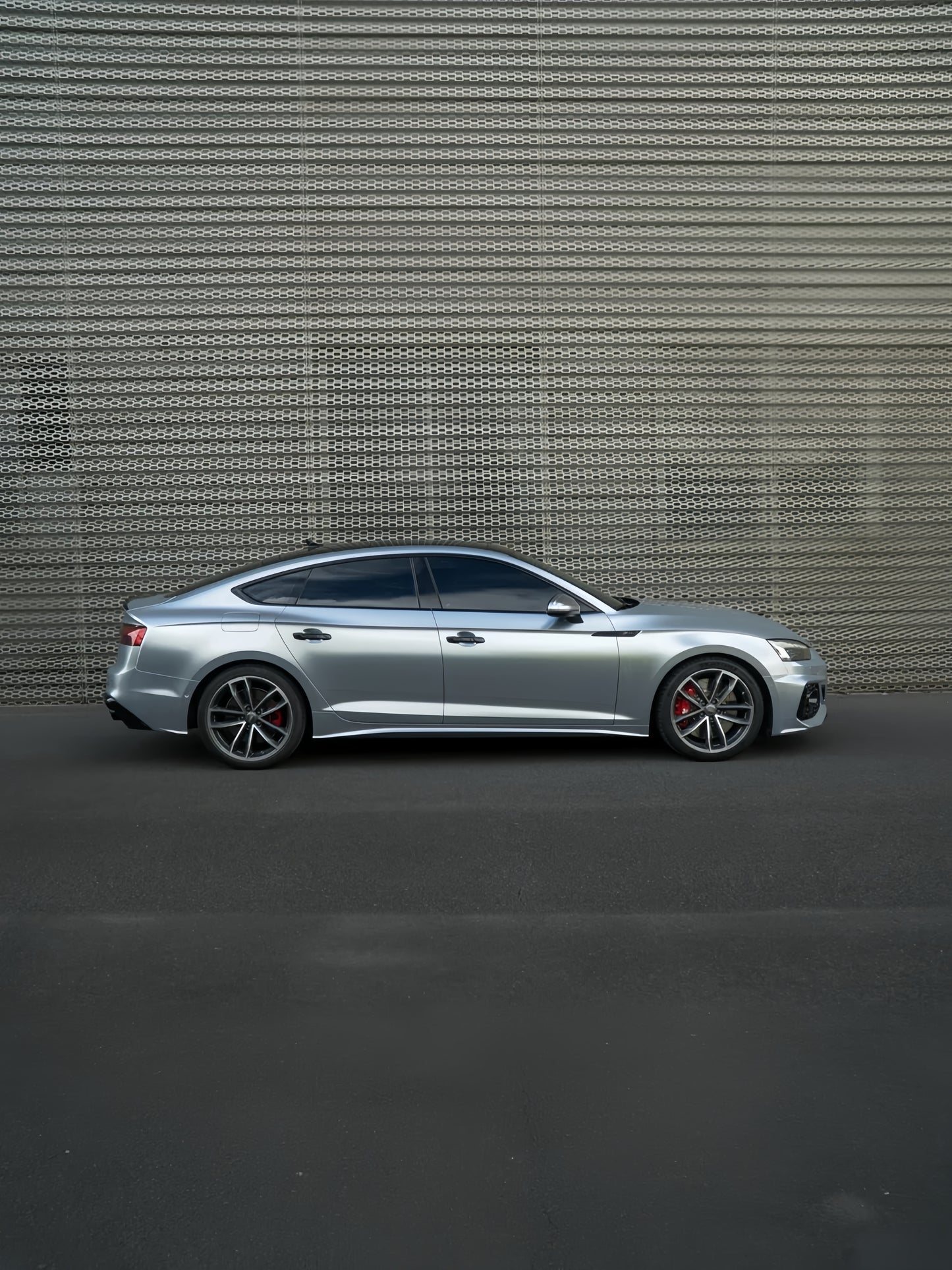 Anole Glossy Metallic Florett Silver Car Vinyl Wrap