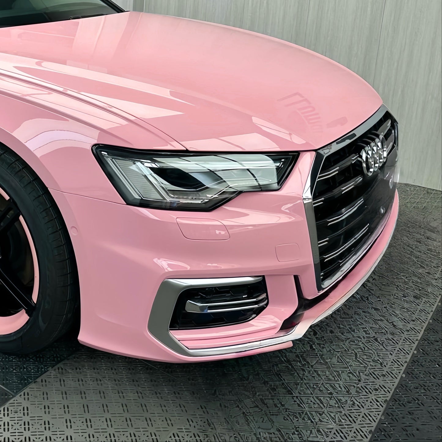 Anole High Glossy Rouge Pink Vinyl Car Wrap