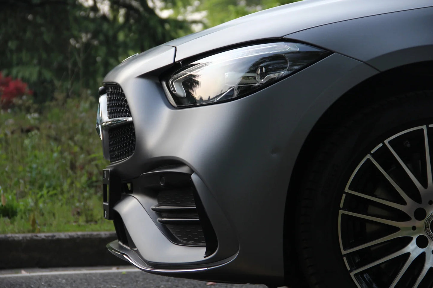 Anole Matte AMG Gray Vinyl Car Wrap