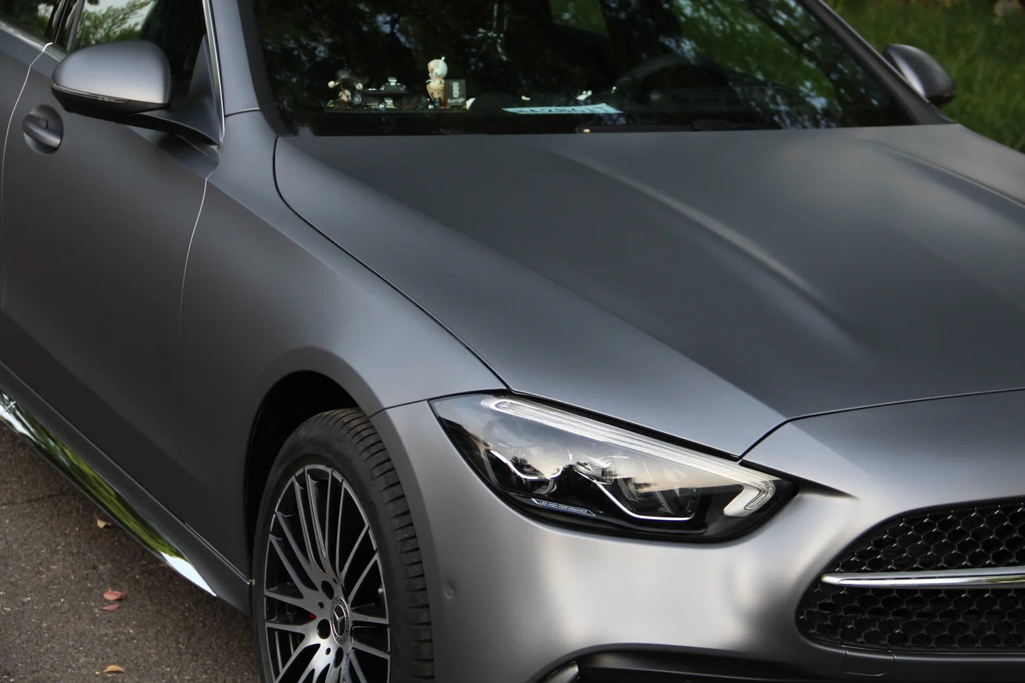 Anole Matte AMG Gray Vinyl Car Wrap