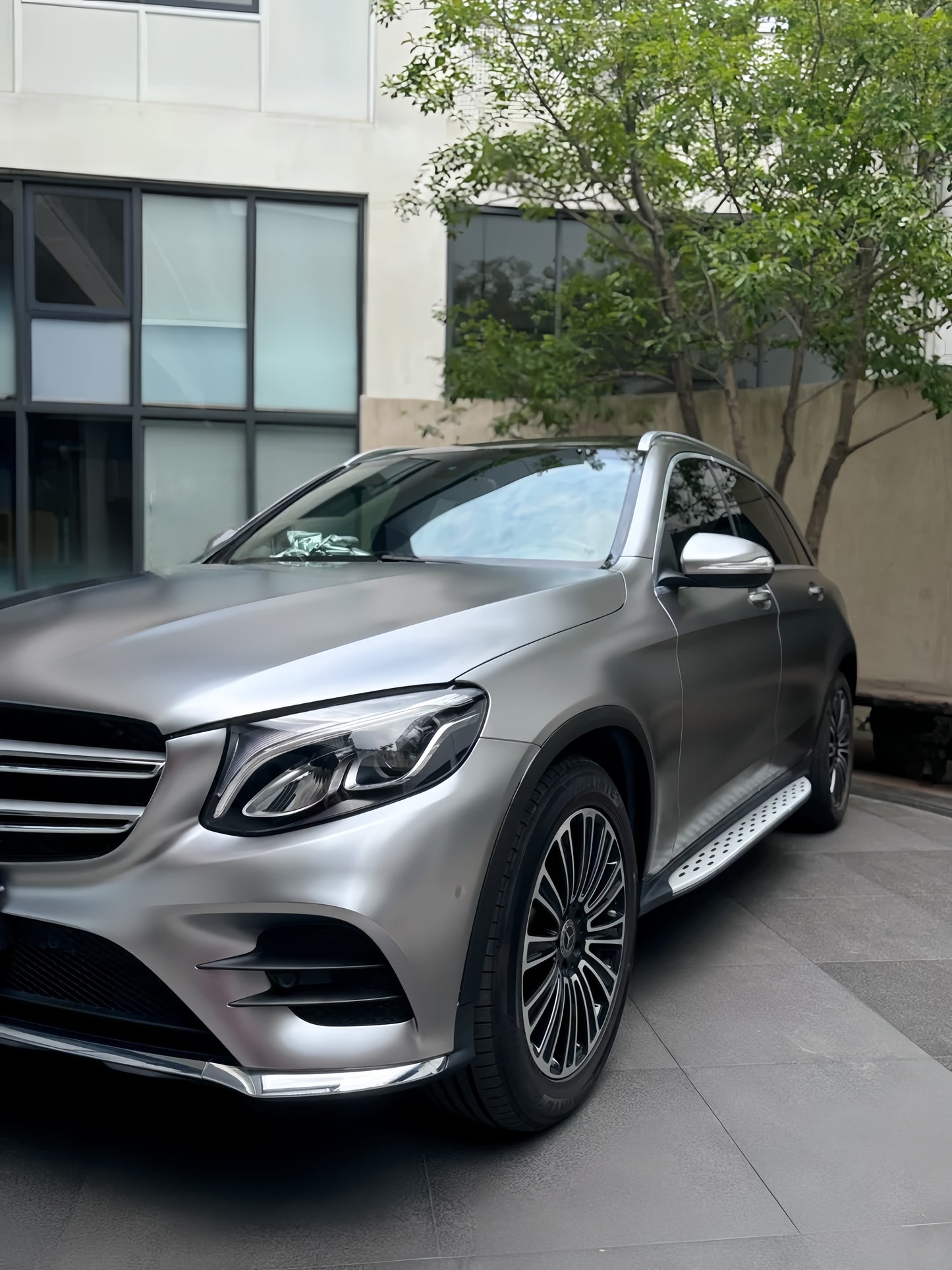 Anole Matte AMG Gray Vinyl Car Wrap