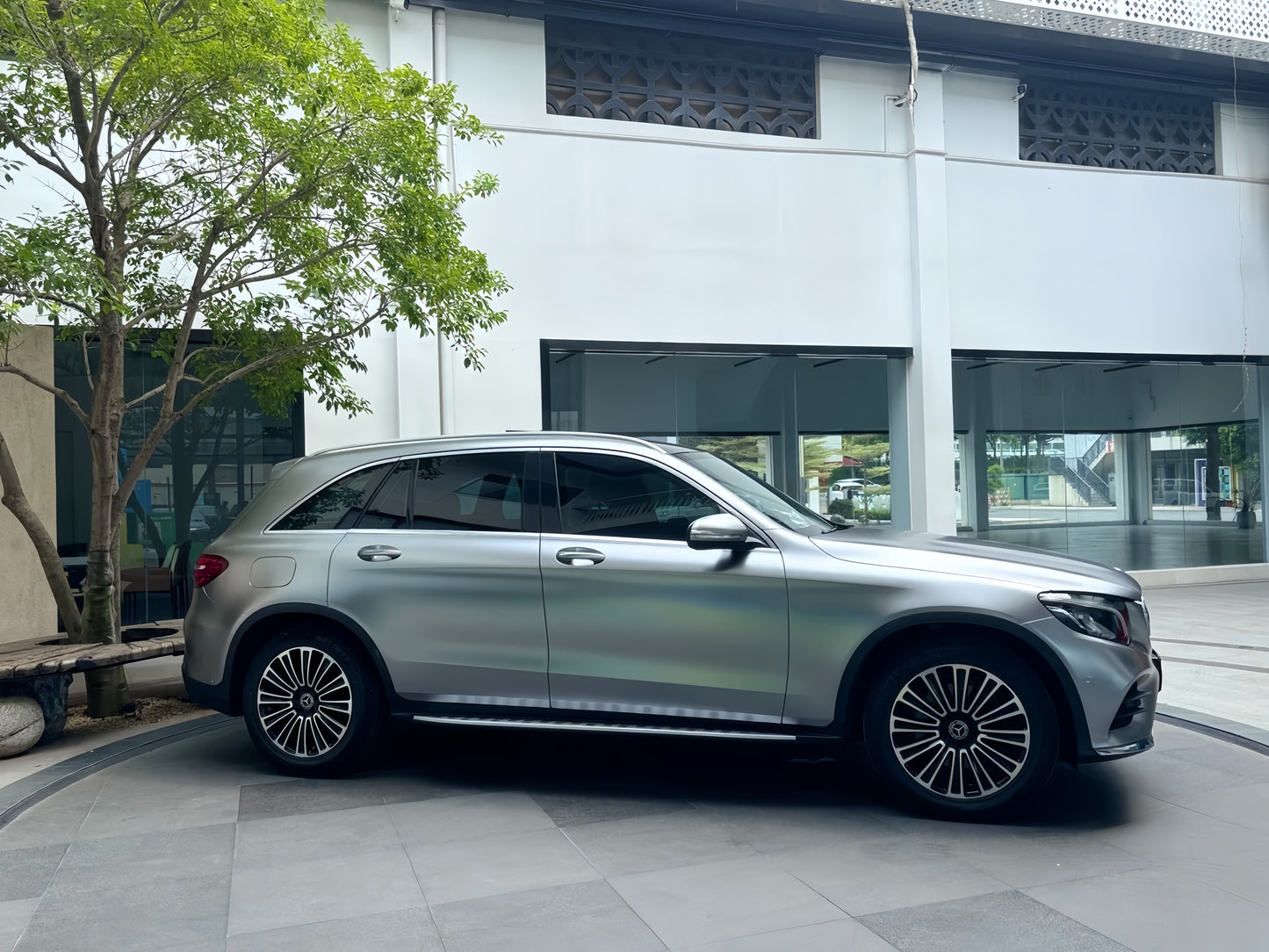 Anole Matte AMG Gray Vinyl Car Wrap