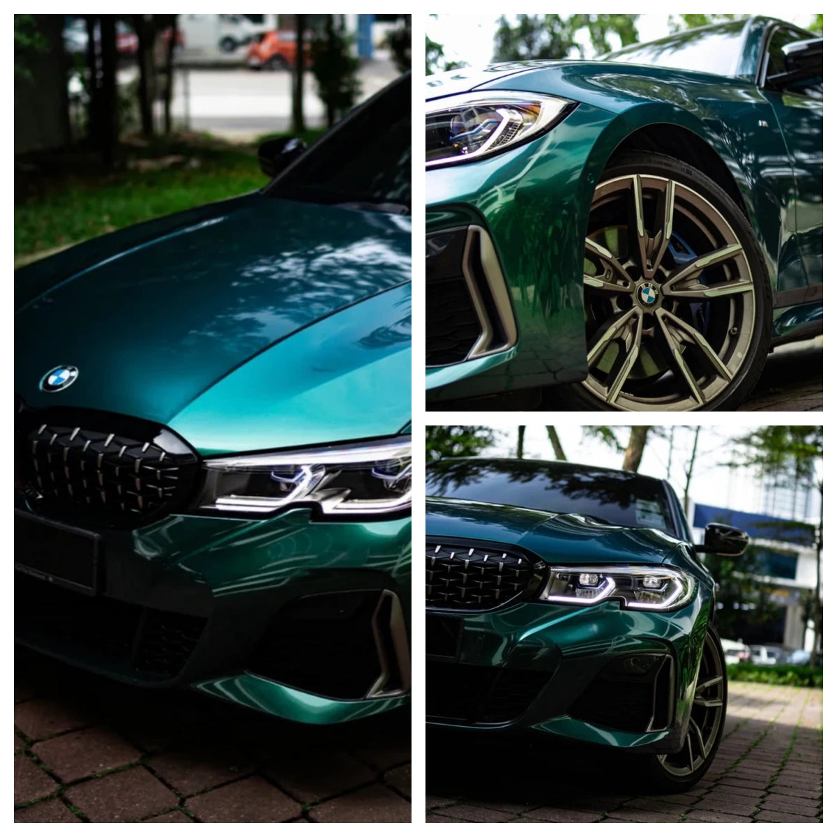 Anole Glossy Metallic Royal Green Vinyl Wrap 15