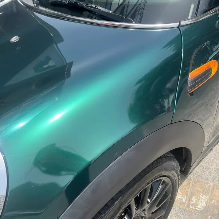 Anole Glossy Metallic Royal Green Vinyl Wrap 9