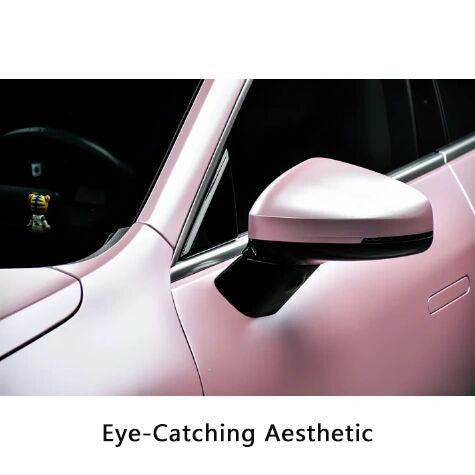 Anole Matte Metallic Pearl Baby Pink Vinyl Wrap for Car &Trucks & SUVs&Vans