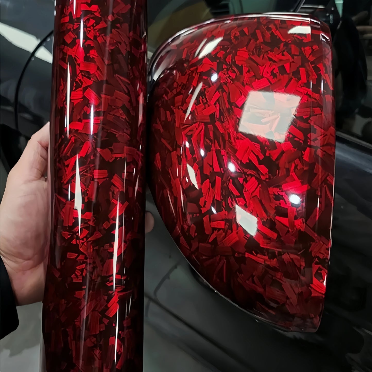 Anole_Red_Forged_Carbon_Fiber_Vinyl_Wrap_4