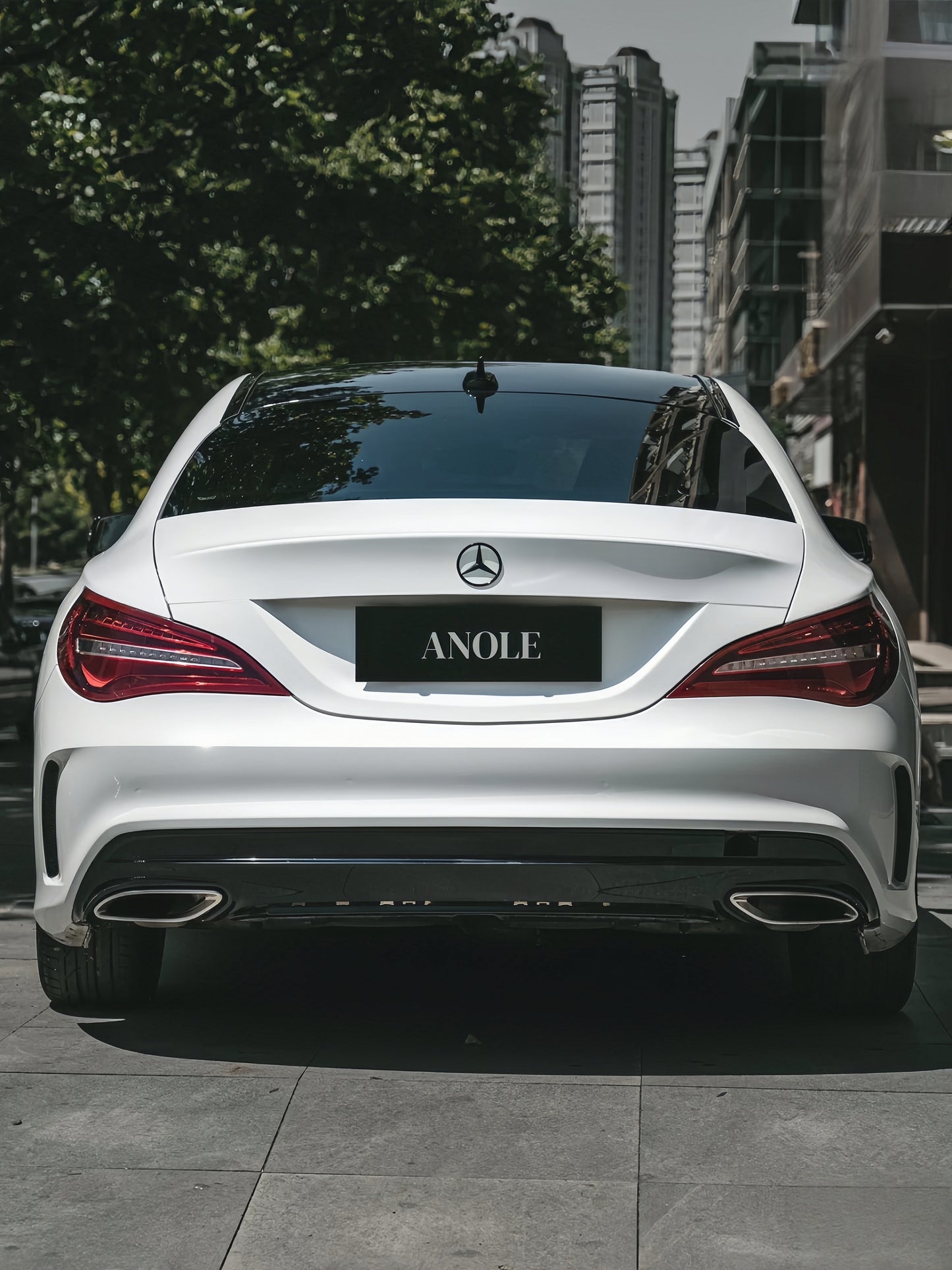 Anole High Glossy Crystal White Vinyl Car Wrap