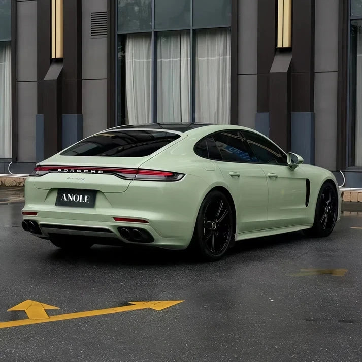Anole High Glossy Light Khaki Green Vinyl Car Wrap