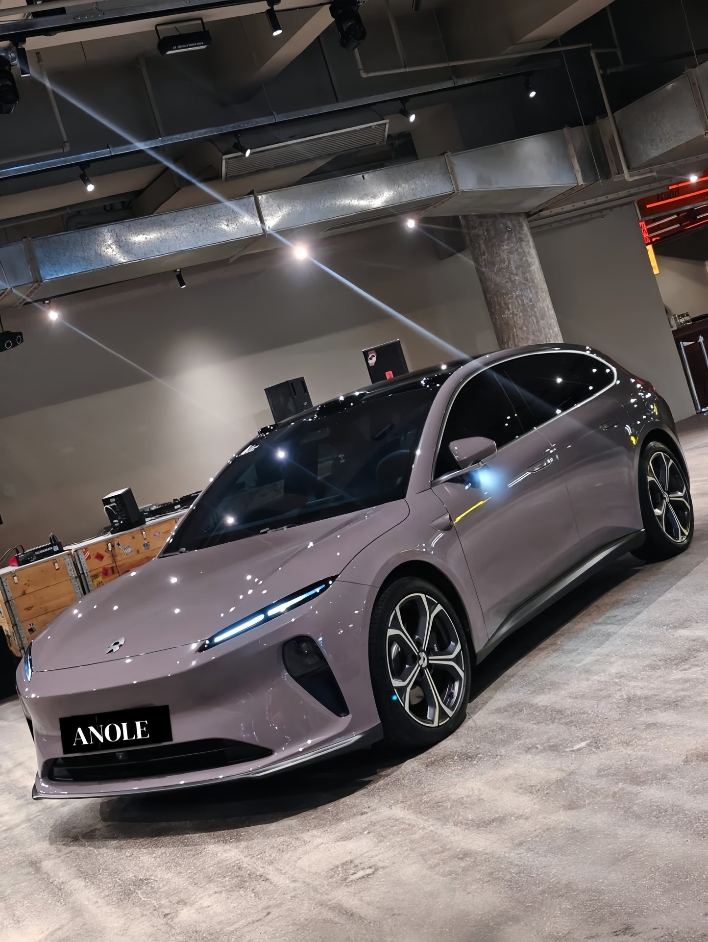 Anole High Glossy Dove Gray Pigeon Gray Vinyl Wrap