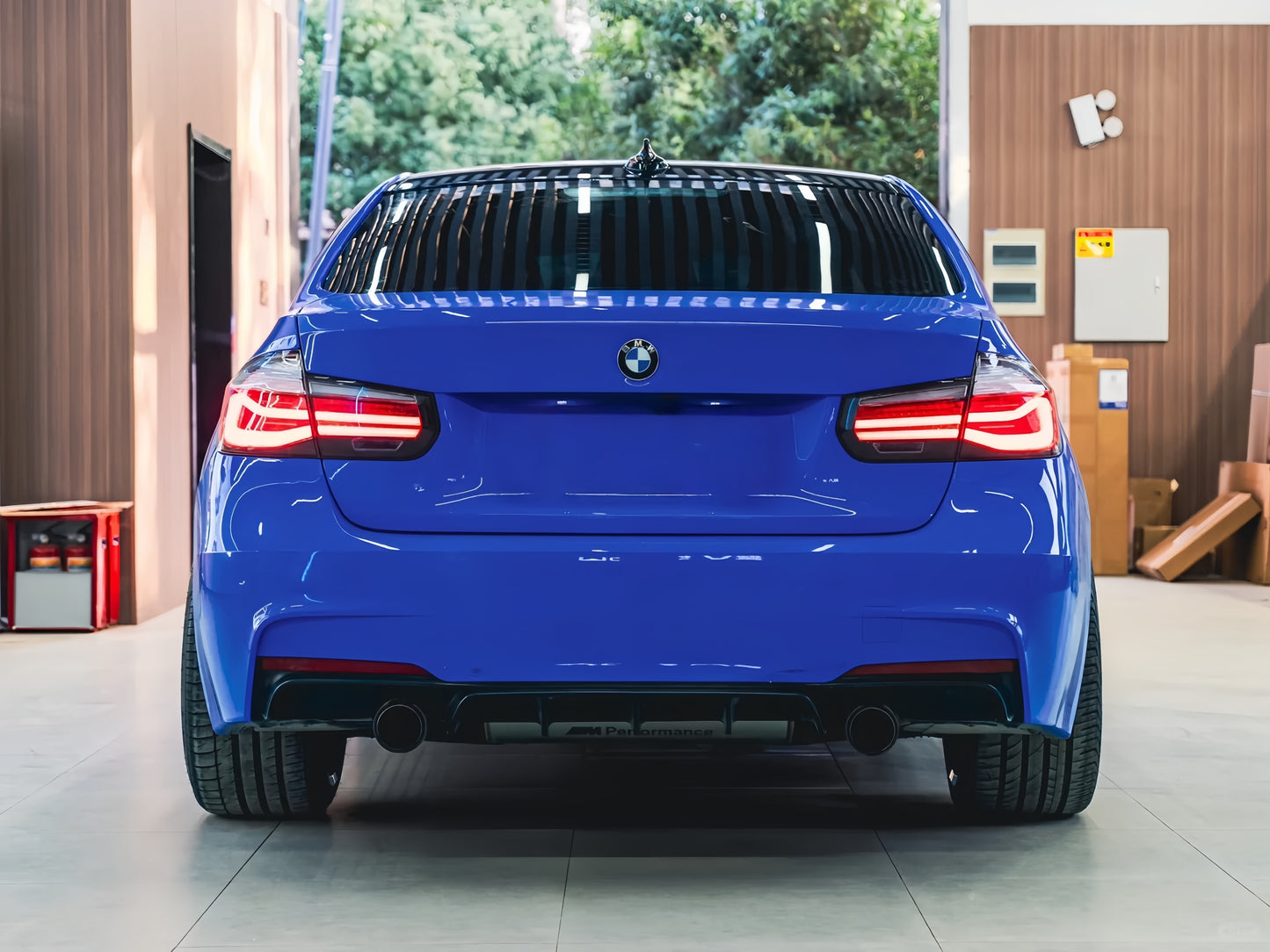 Anole High Gloss Piano Shark Blue Vinyl Car Wrap