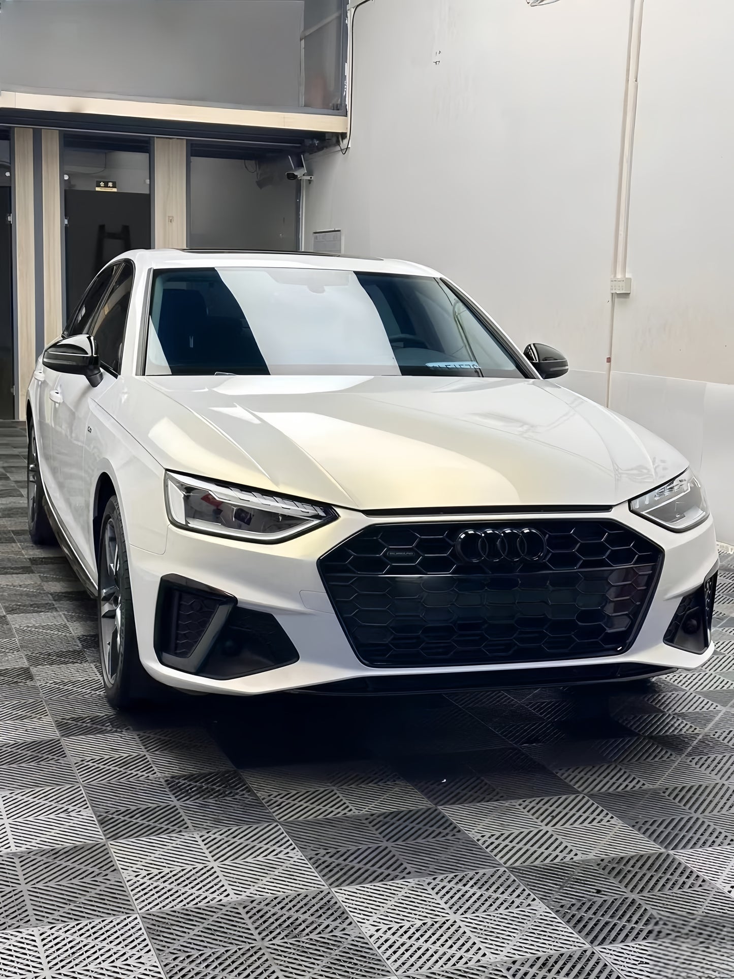 Anole High Glossy White Gold Vinyl Car Wrap