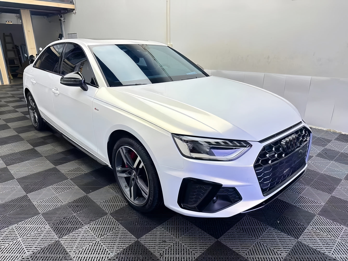 Anole High Glossy White Gold Vinyl Car Wrap
