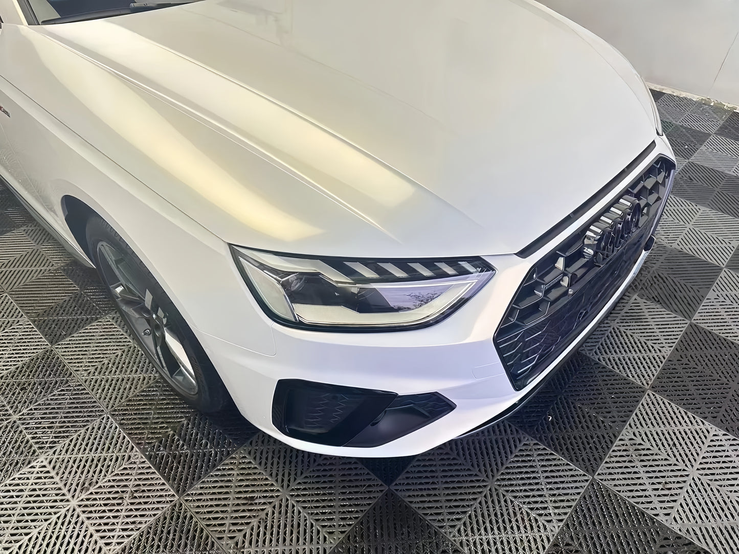 Anole High Glossy White Gold Vinyl Car Wrap