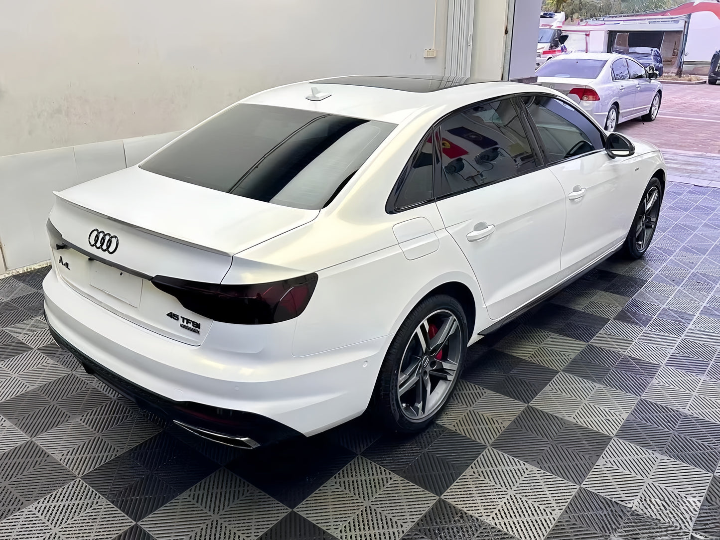 Anole High Glossy White Gold Vinyl Car Wrap