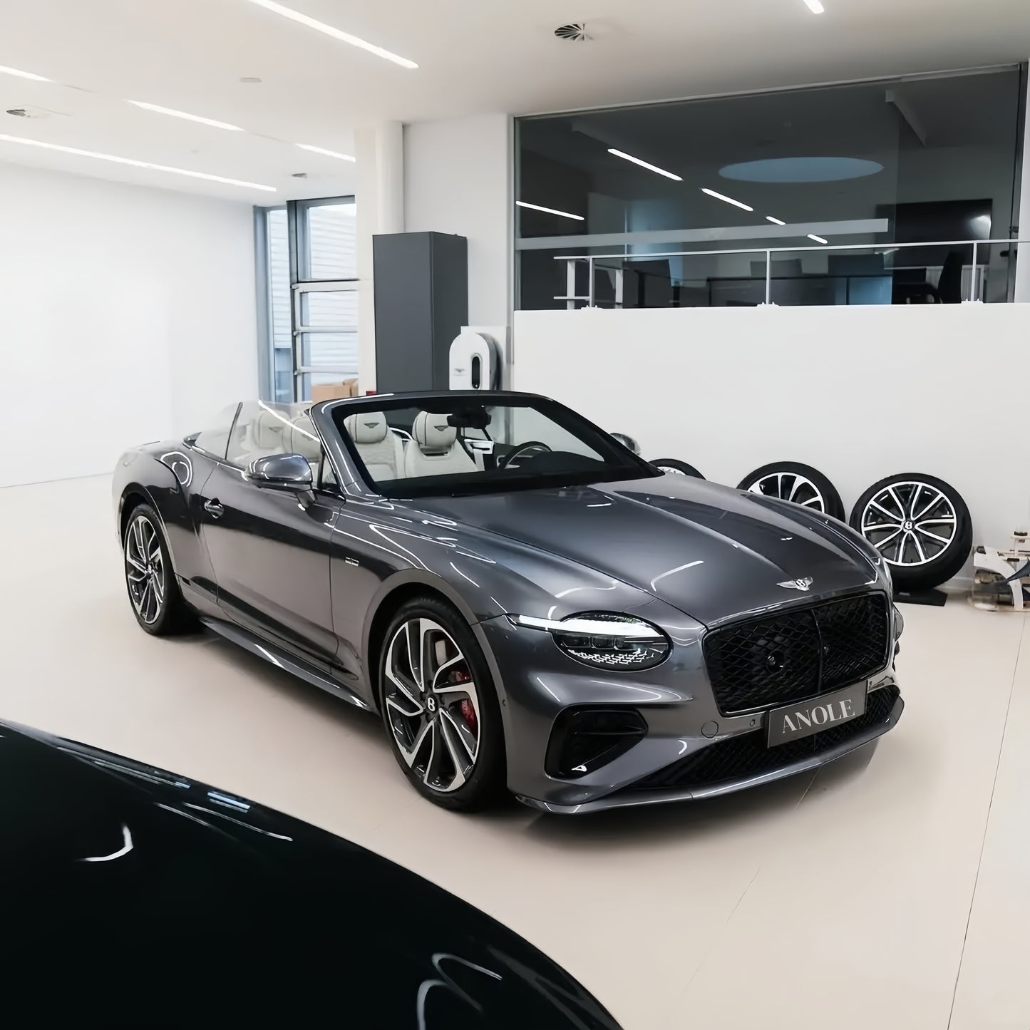 Anole Glossy Metallic Dim Gray Car Vinyl Wrap