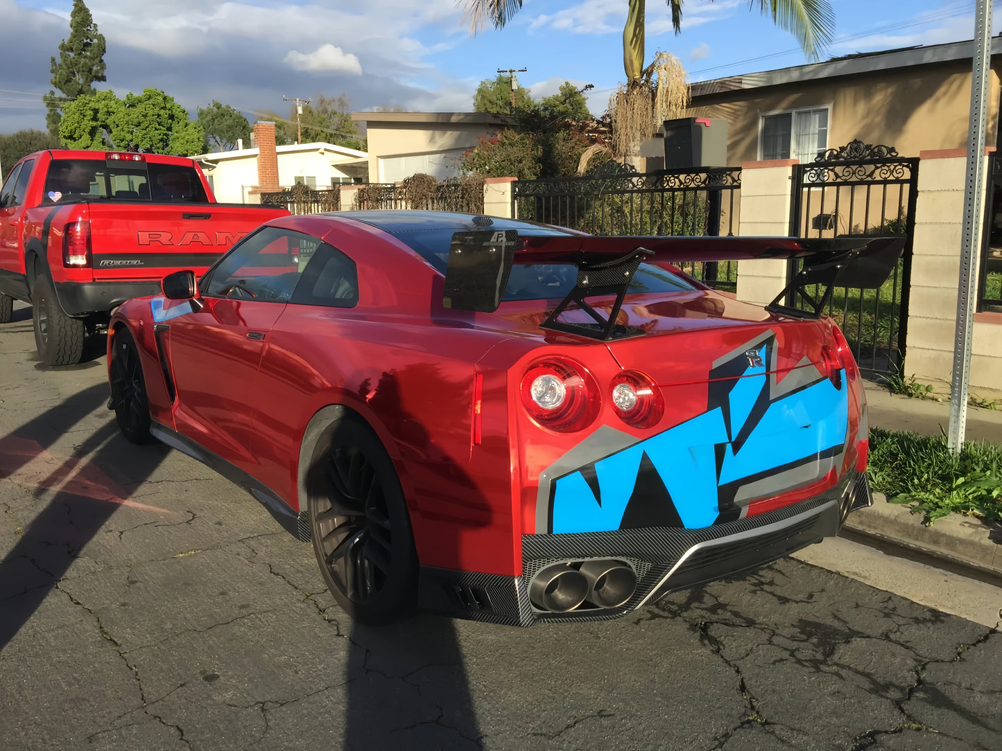 Anole Mirror Chrome Stretching Red Vinyl Car Wrap