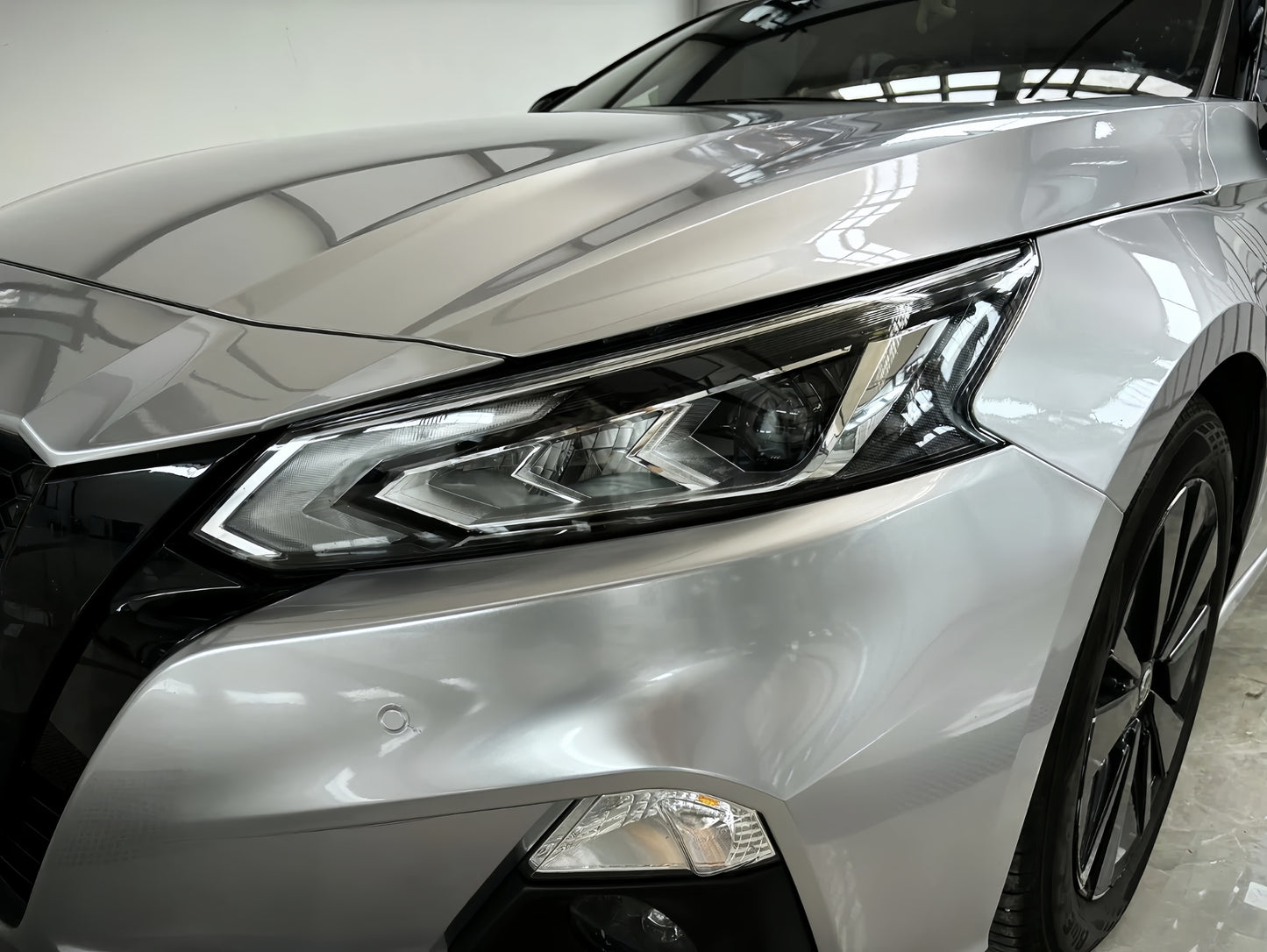 Anole Glossy Metallic Metal Silver Car Vinyl Wrap