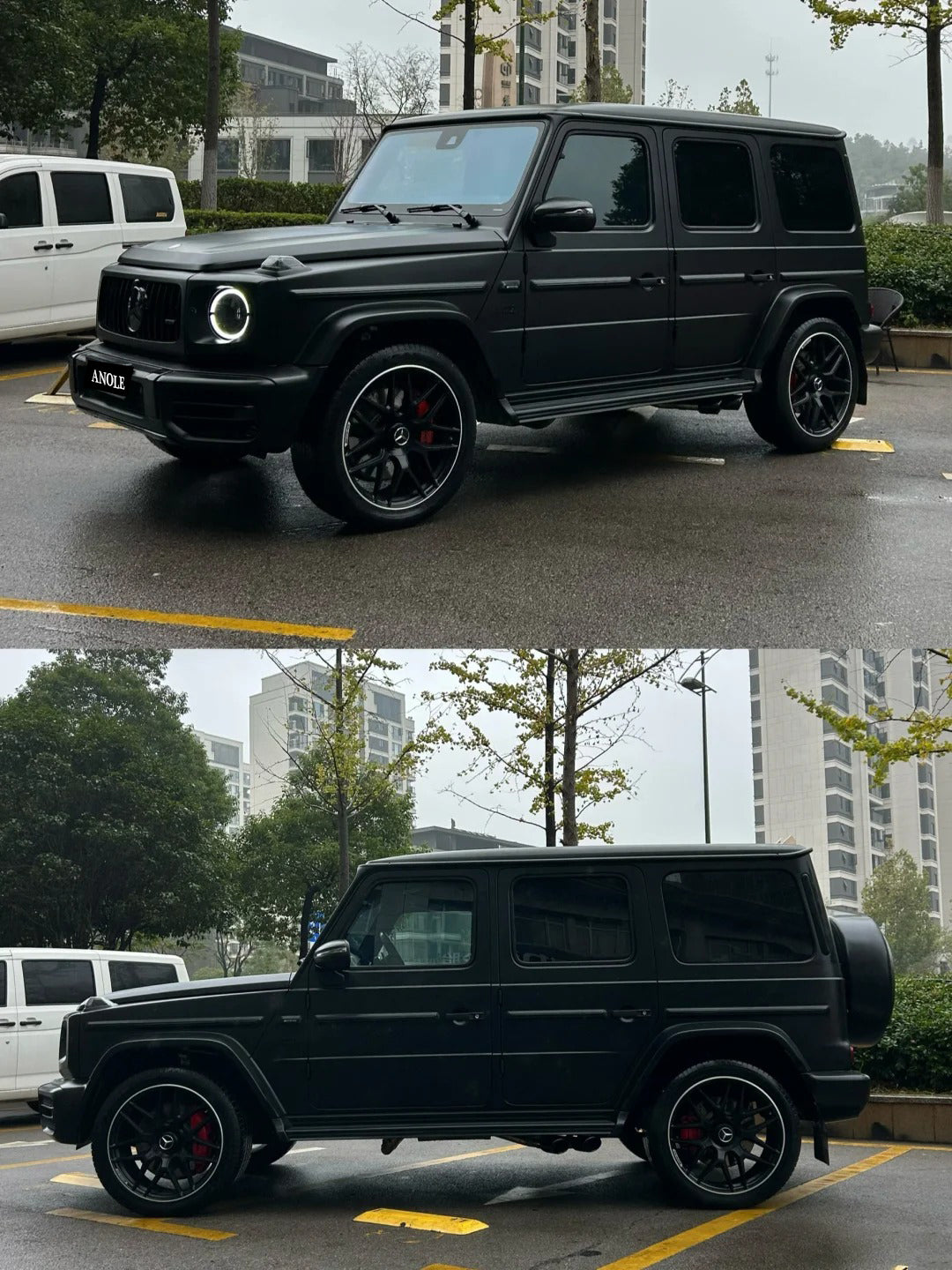 Anole Super Matte Black Vinyl Car Wrap