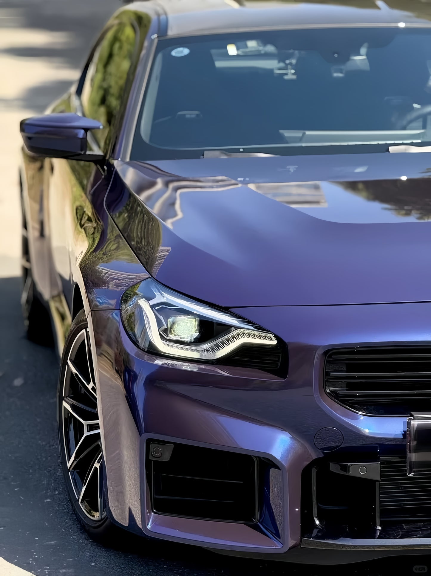 Anole Glossy Metallic Navara Blue Audi Car Vinyl Wrap