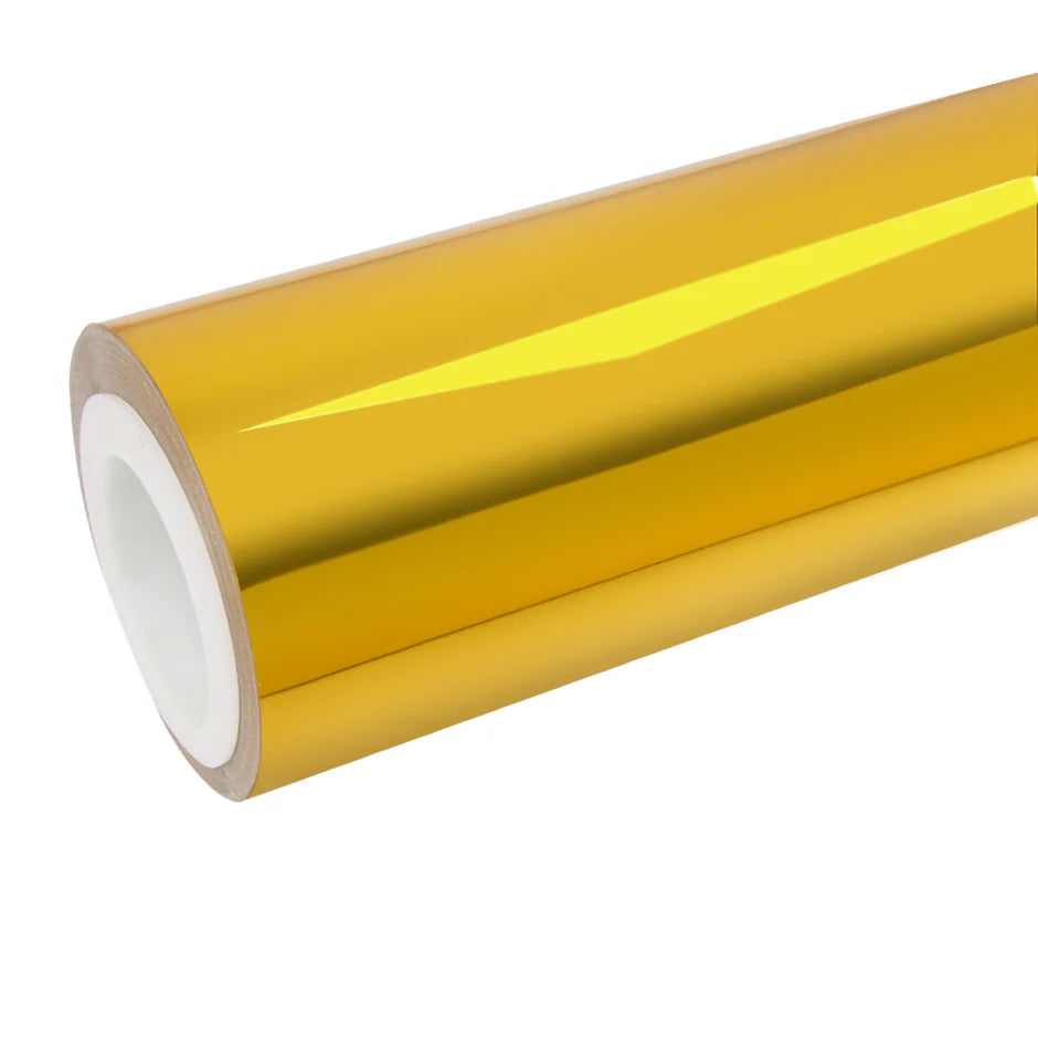 Anole Mirror Chrome Stretching Gold Vinyl Car Wrap