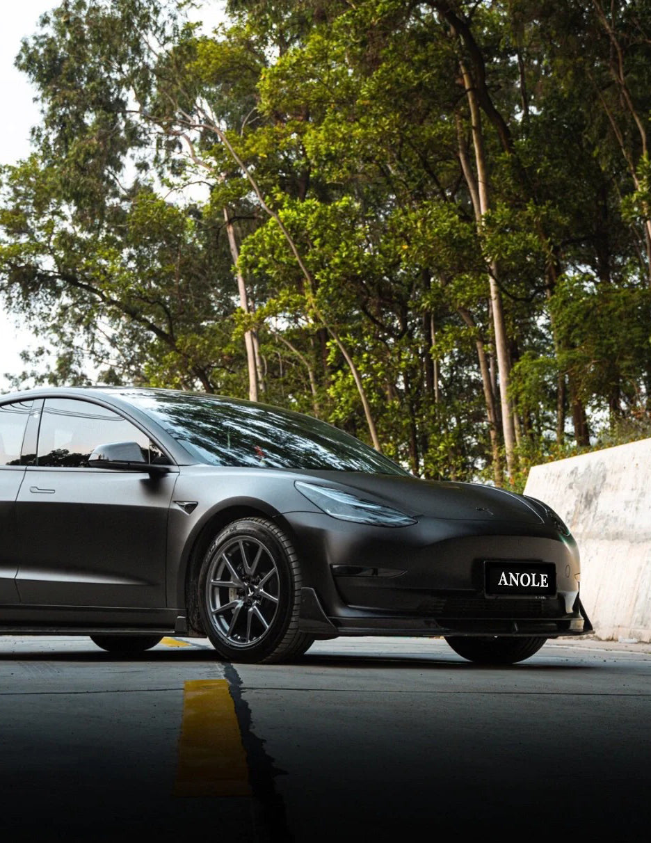 Anole Matte Satin Black Vinyl Wrap