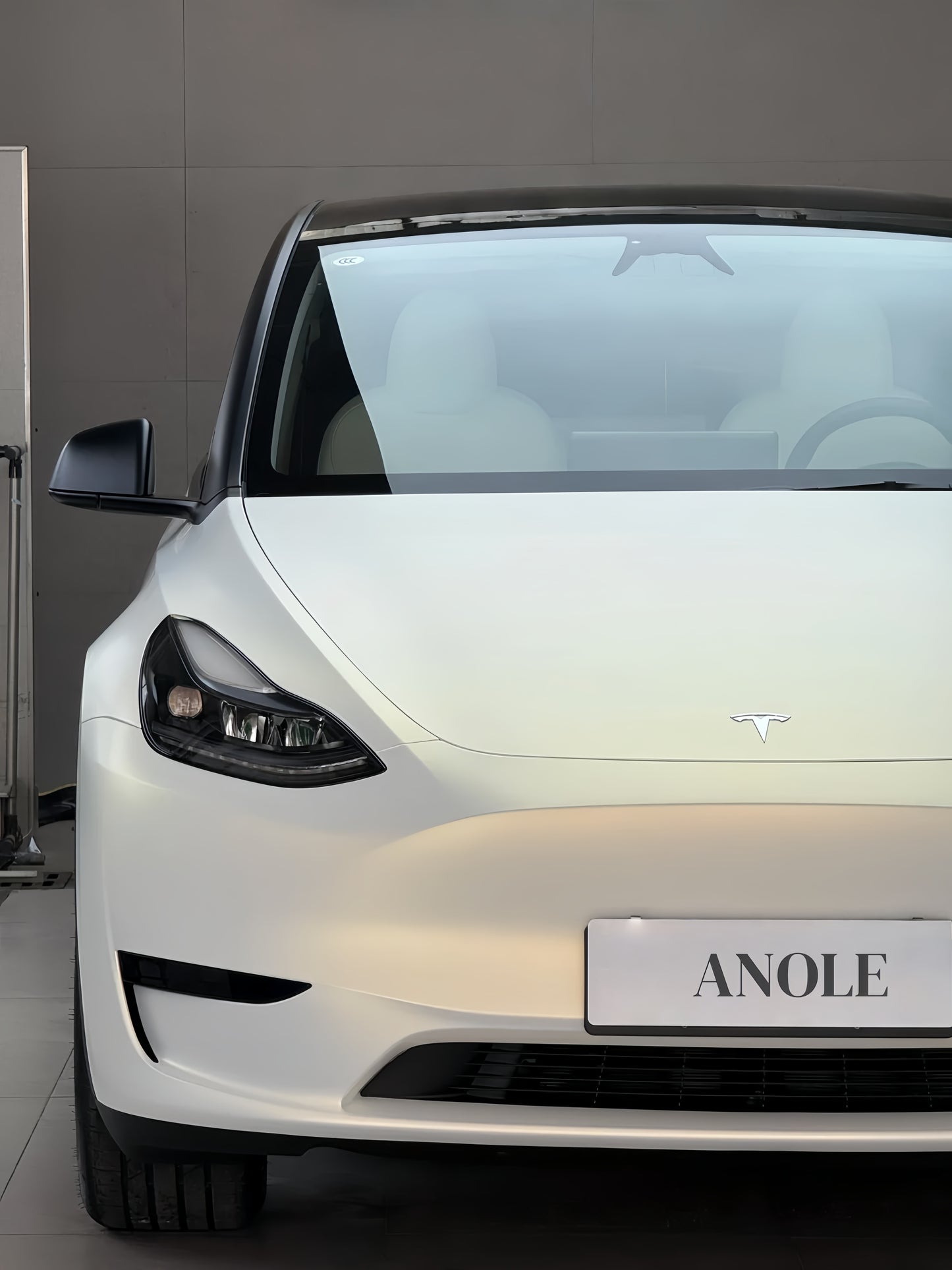 Anole High Glossy White Gold Vinyl Car Wrap