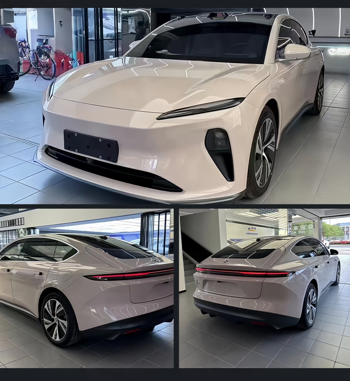 Anole High Glossy Pink Gray Car Vinyl Wrap