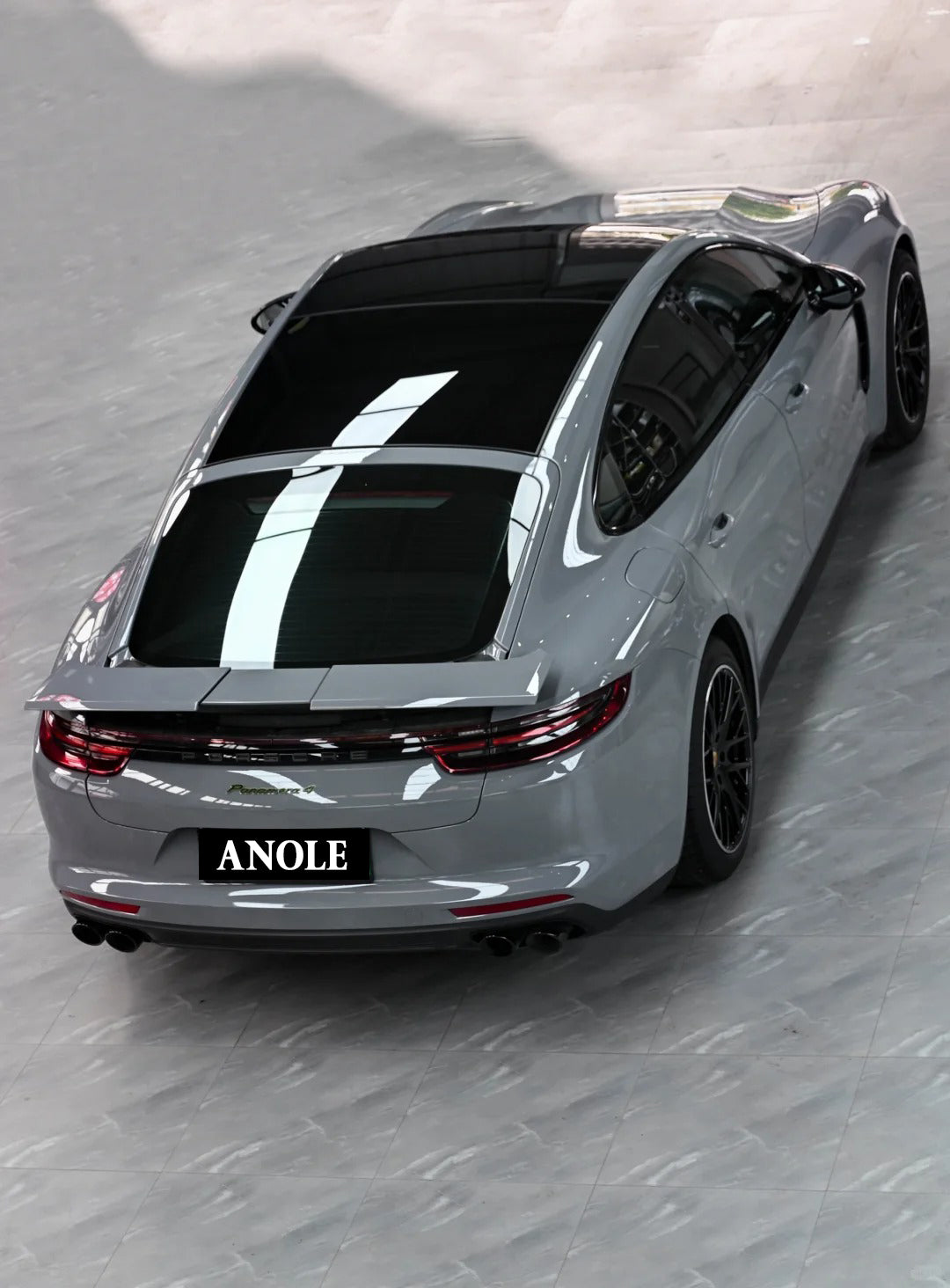 Anole Super Glossy Nardo Gray vinyl Car wrap