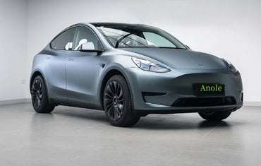 Anole Matte Silk Gray Blue Vinyl Car Wrap