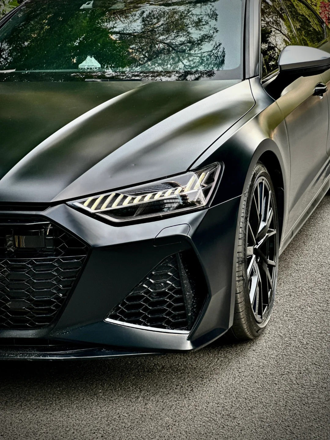 Anole Matte Satin Black Vinyl Wrap