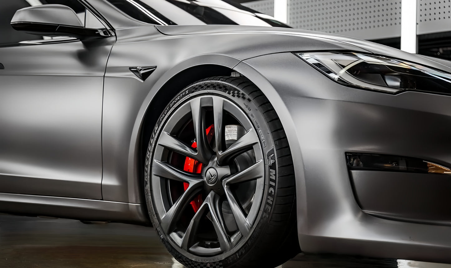 Anole Matte Metallic Gray Vinyl Car Wrap