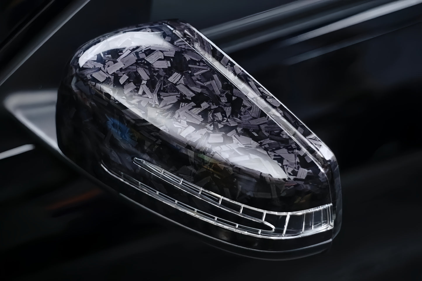 Anole Super Gloss Carbon Fiber Forging Black Vinyl Wrap
