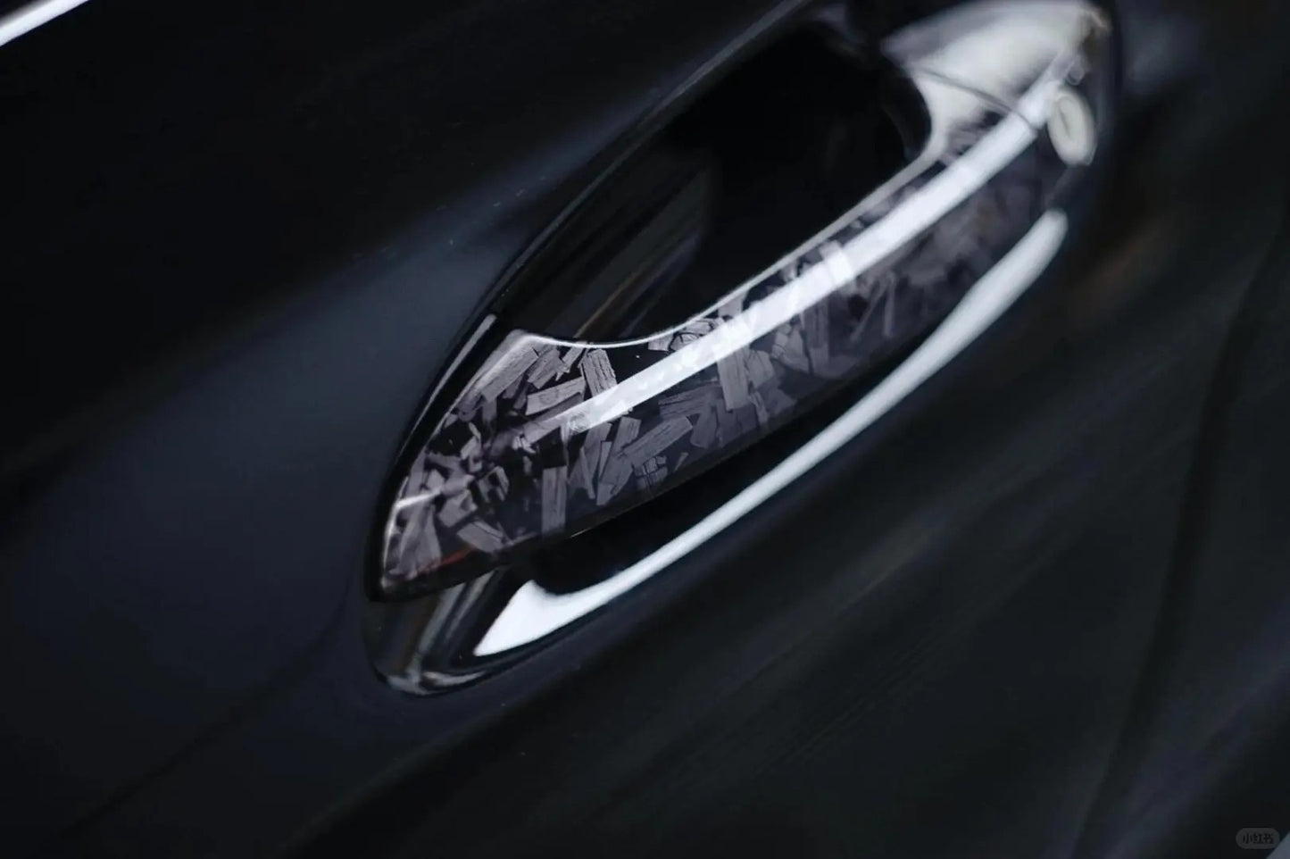 Anole Super Gloss Carbon Fiber Forging Black Vinyl Wrap