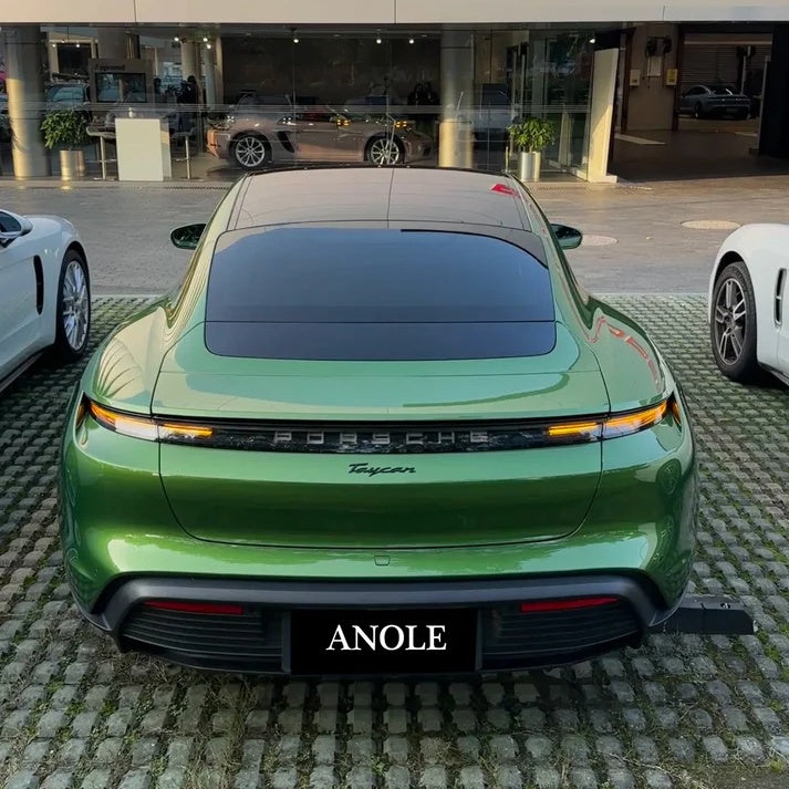 Anole Glossy Metallic Mamba Green Vinyl Car Wrap