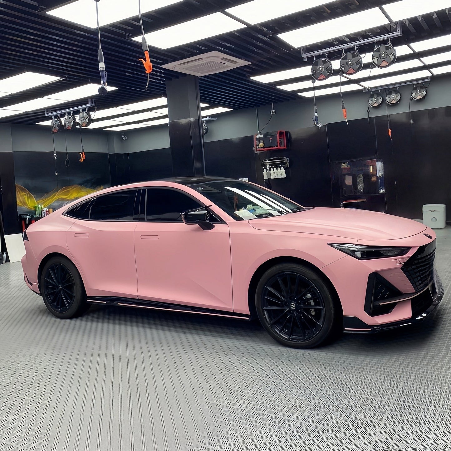 Anole High Glossy Rouge Pink Vinyl Car Wrap