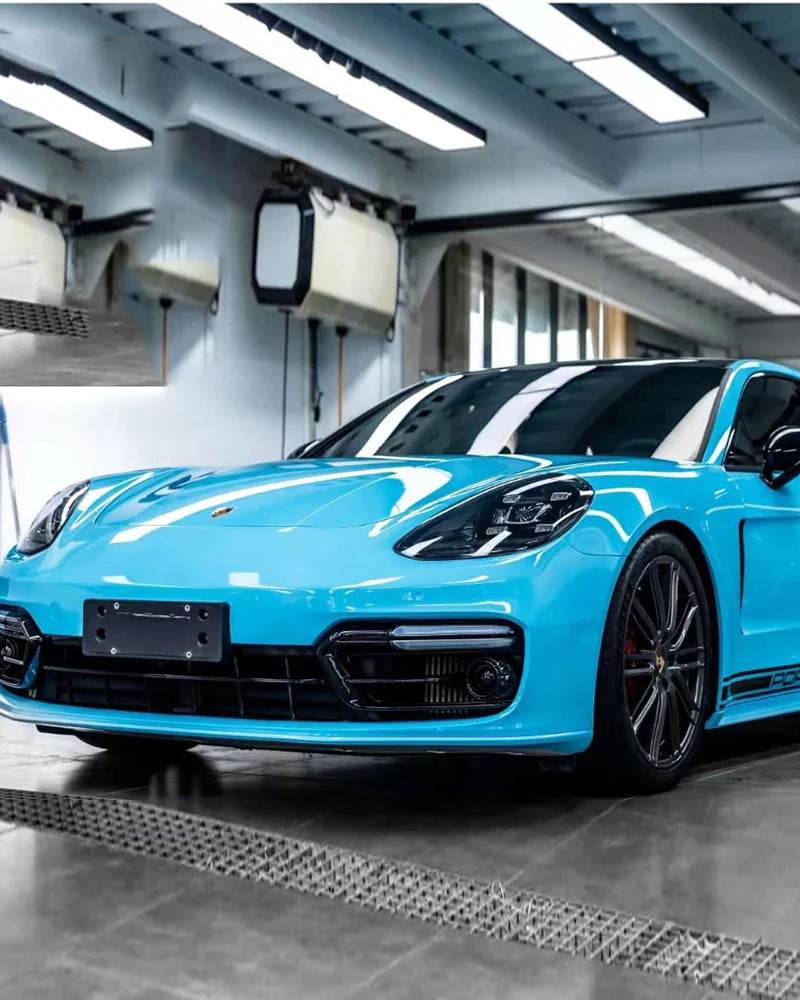 Anole High Clossy Crystal Light Blue Car Wrap Vinyl