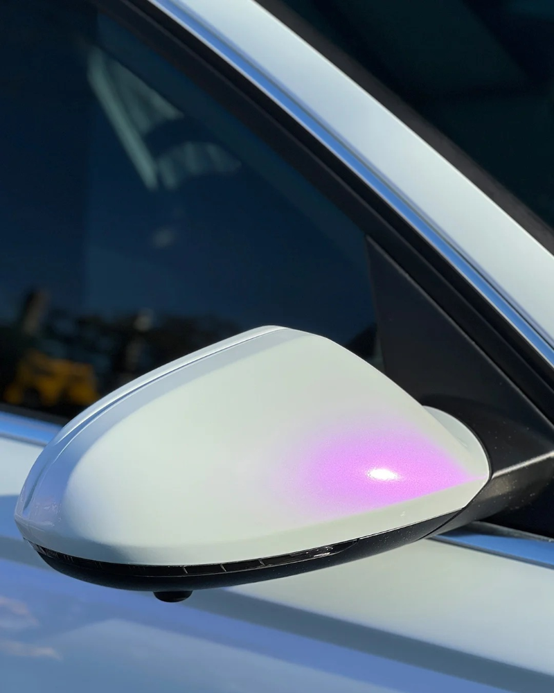 Anole High Glossy White to Purple Vinyl Car Wrap