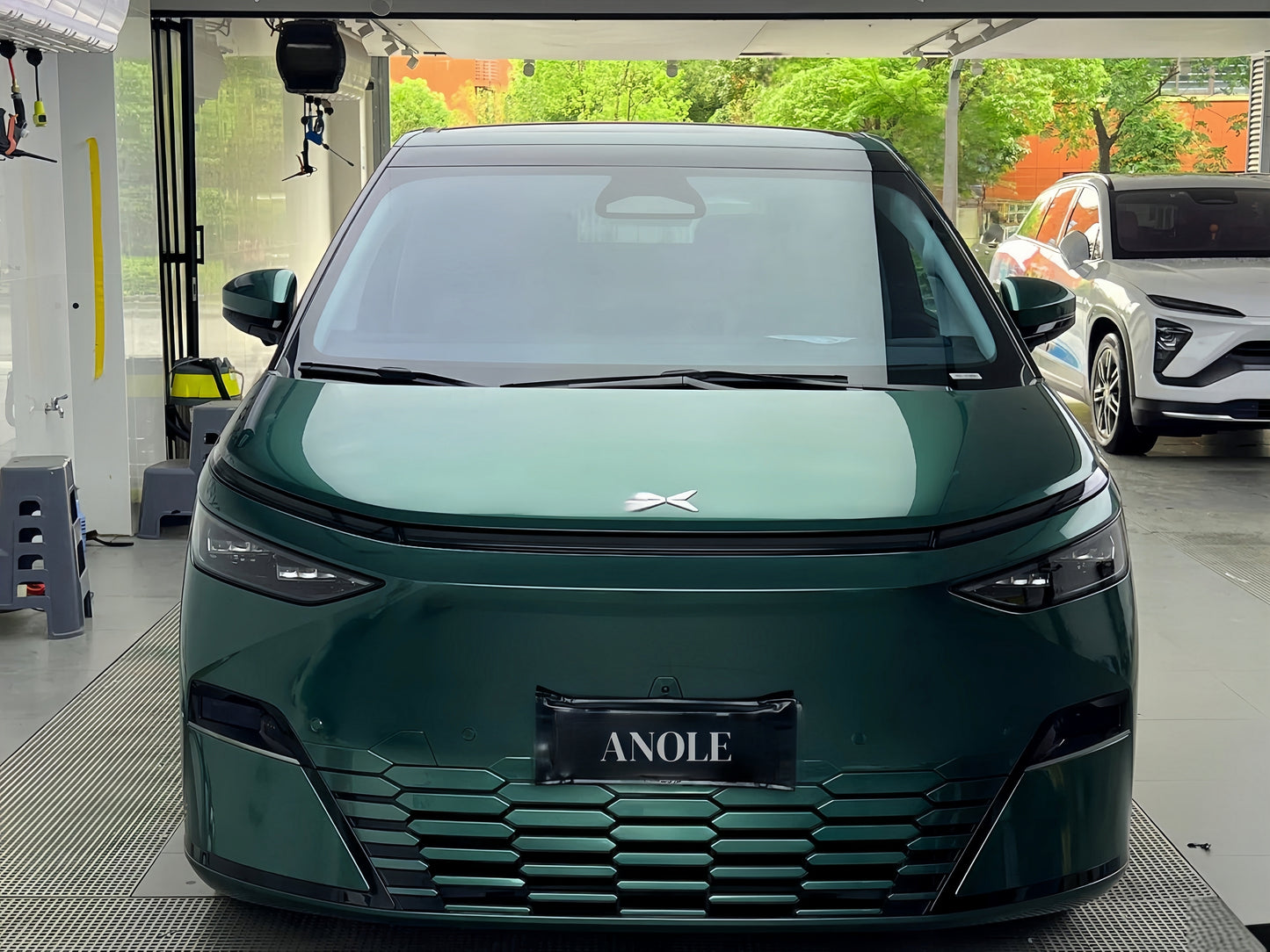 Anole Glossy Metallic Sacramento Green Car Vinyl Wrap