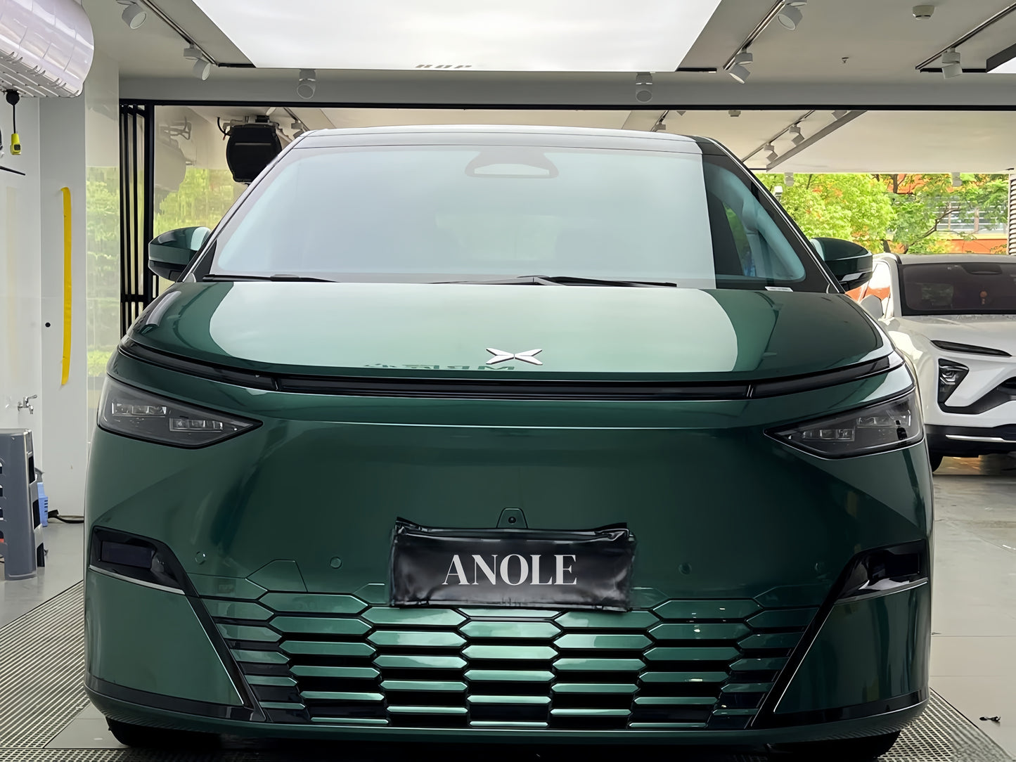 Anole Glossy Metallic Sacramento Green Car Vinyl Wrap