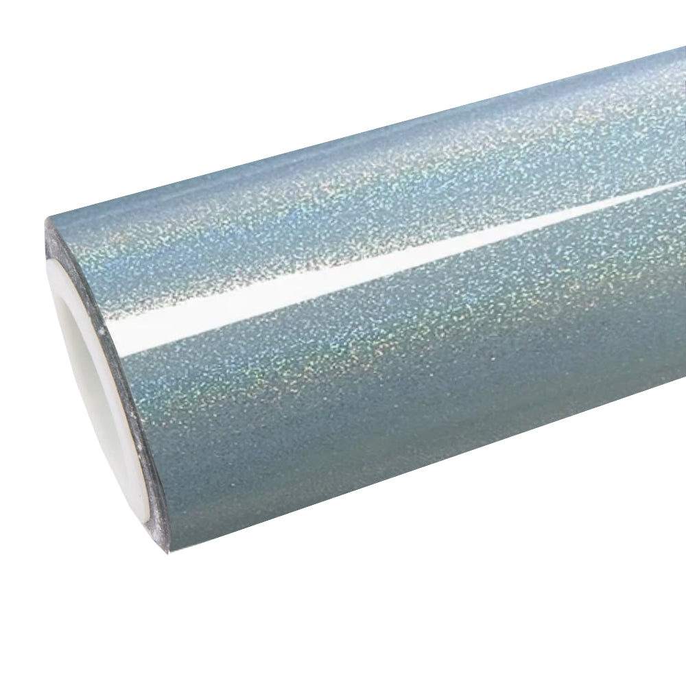 Anole Iridescence Laser Diamond Glacier Blue Vinyl Wrap