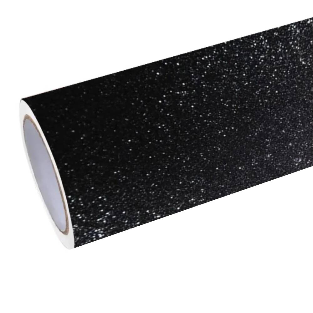 Anole Matte Diamond Super Glitter Black Car Wrap Matte Black Vinyl for Cars&Trucks