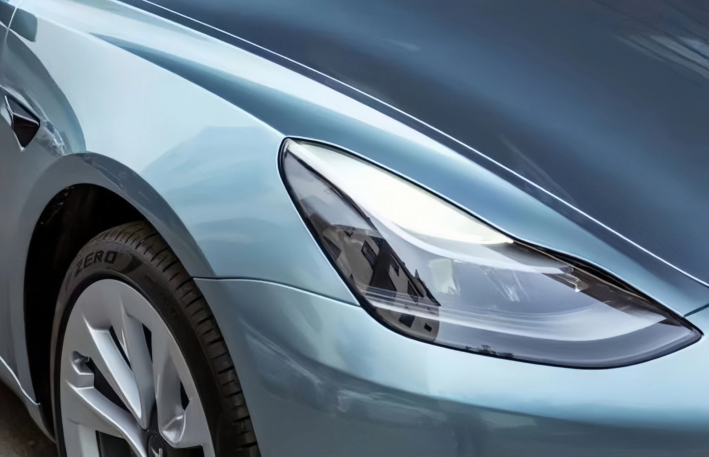 Anole Liquid Metallic Somato Blue Vinyl Car Wrap