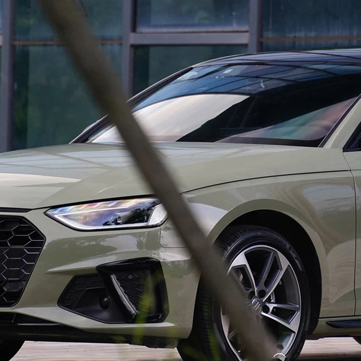Anole High Glossy Deep Khaki Green Vinyl Car Wrap
