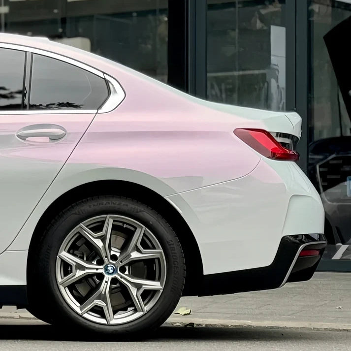 Anole High Glossy White Red Vinyl Car Wrap