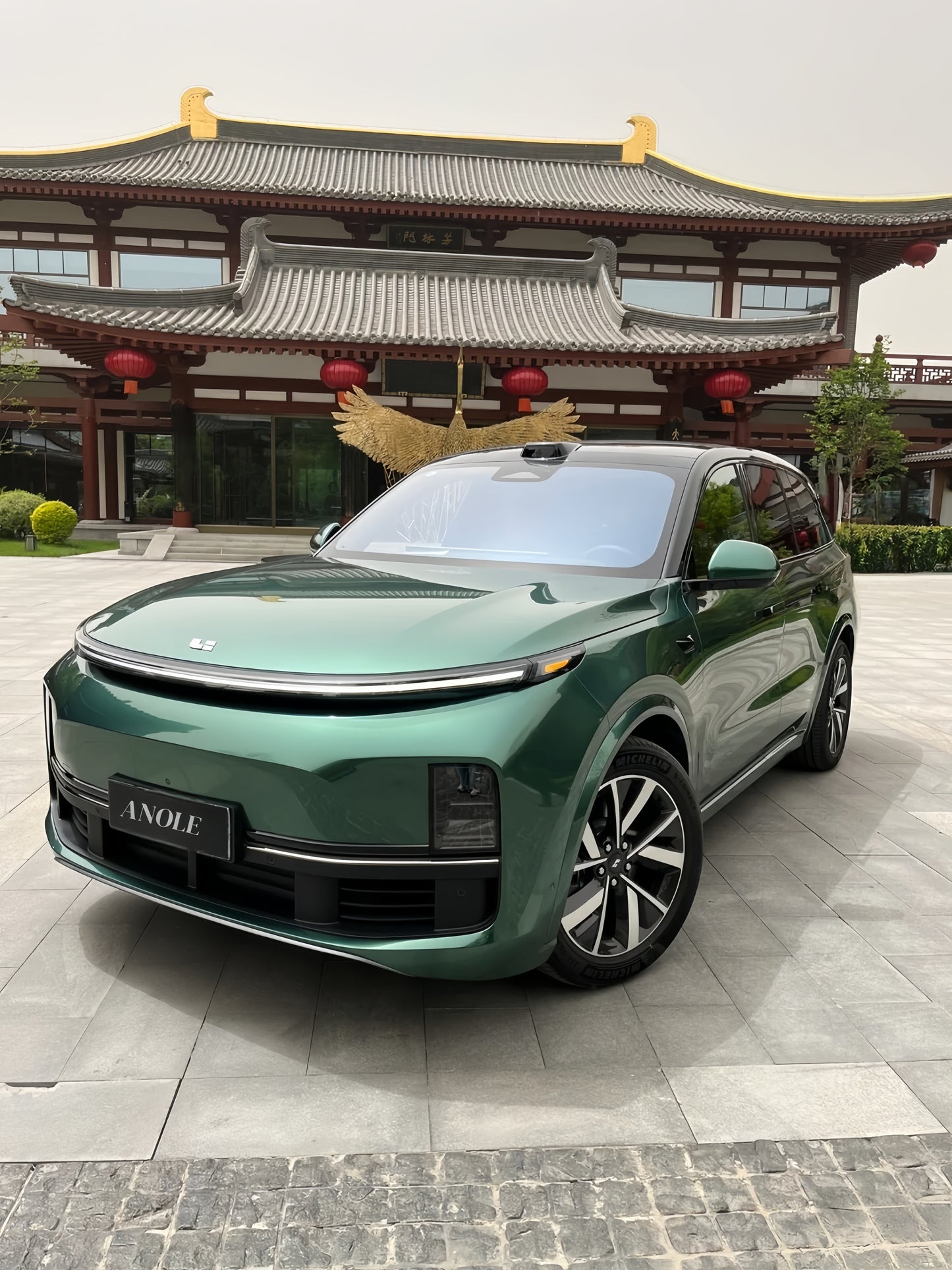 Anole Glossy Metallic Sacramento Green Car Vinyl Wrap